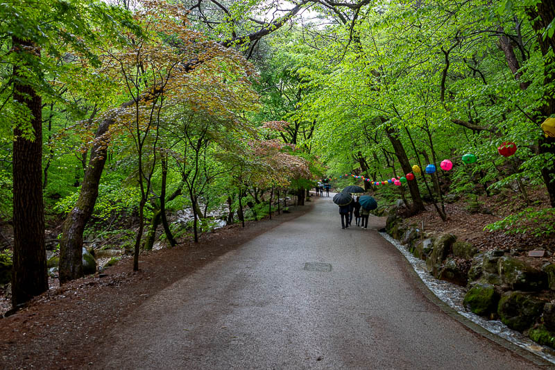 Korea-Seoul-Hiking-Yongmunsan - A very nice driveway.