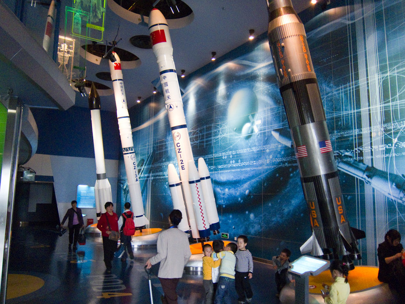 China-Shanghai-Science-Museum - The space travel part of the museum was surprisingly less busy than the rest. With the recent successes in Chinese space exploration I would have thou