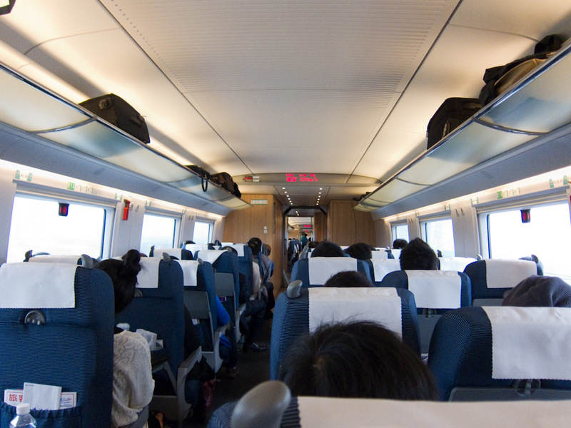 China-Shanghai-Suzhou-Bullet Train - On board it was silent and very smooth. Very high quality all round. I read a heap of racist horror stories about the behaviour of Chinese train passe