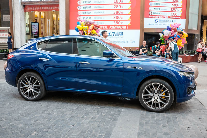 The great loop of China - April 2018 - If you are ever wondering why Maserati / Jaguar / Bentley / Porsche make these hideous SUV's and Ferrari and Lamborghini are following with things tha