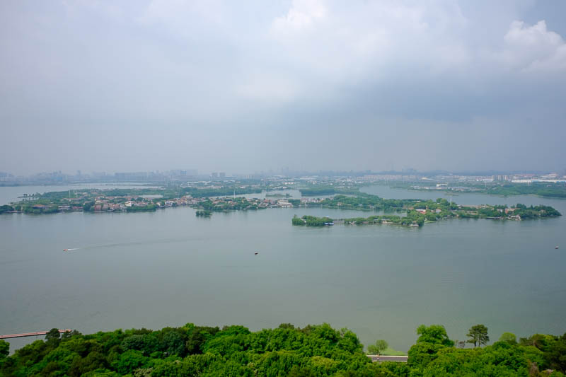China-Wuhan-East Lake-View - More things to explore in the lake, I went through none of these areas.