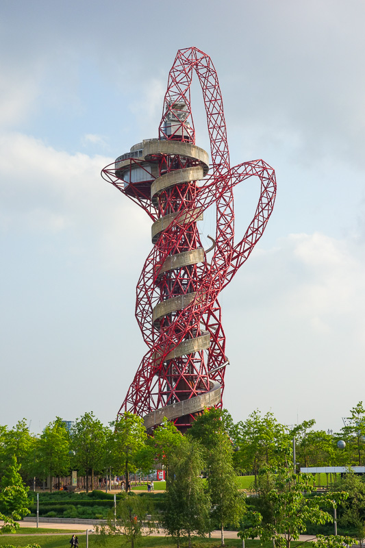 England-London-Stratford-Mall-Salad - This scultpure represents the symbolic waste of hosting the Olympics.