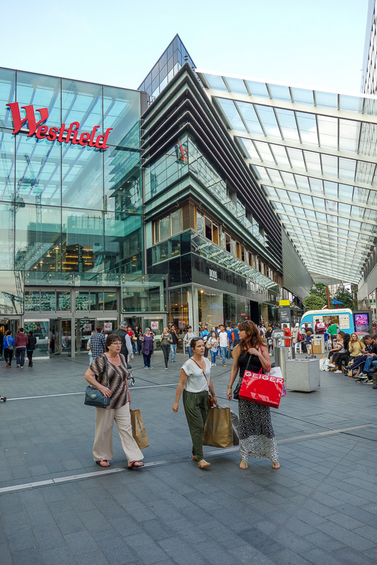 London / Germany / Austria - Work & Holiday - May and June 2016 - Very similar to the centre at Shephards Bush, it is part indoor part outdoor with a lot of larger shops spread over 2 levels.