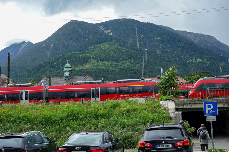 Germany-Munich-Garmisch Partenkirchen-Train - I now realise this is the same hill as 2 pictures previously, please ignore and move on.
