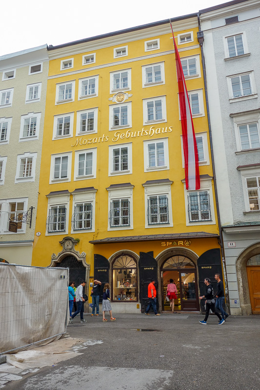 Austria-Salzburg-Mozart-Sausage - This is apparently where Mozart was born, or lived, or died. The issue is theres about 50 places making similar claims.