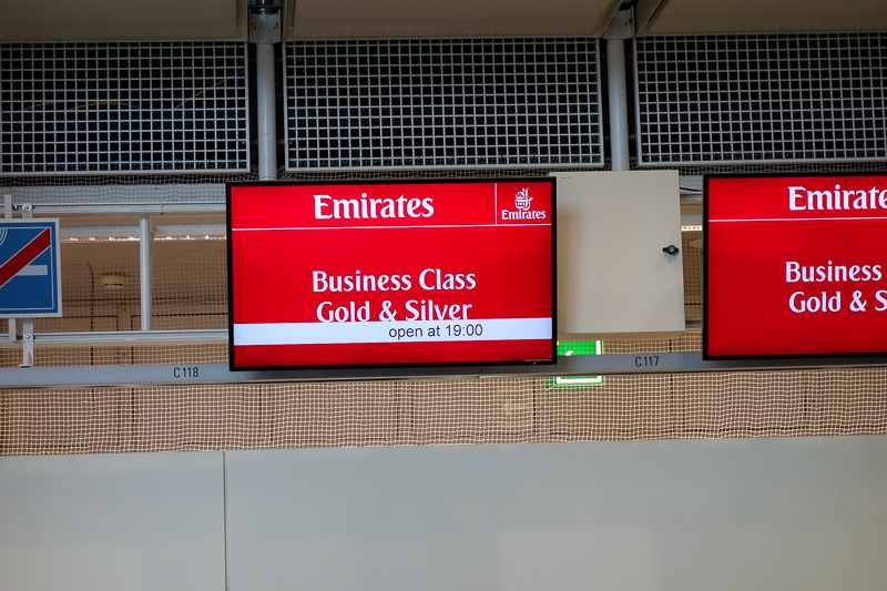 Germany-Munich-Airport-Emirates-Lounge - The screen showing the opening time. I only took these photos because other people seemed so incredibly mad about it. I guess the guy at the front had