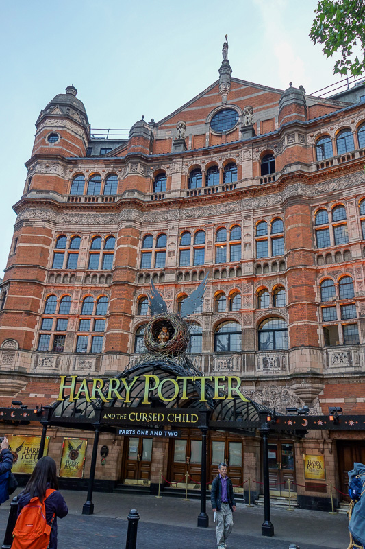 London / Germany / Austria - Work & Holiday - May and June 2016 - Harry Potter is a play now. Also the mouse trap is still playing, 64 years straight.