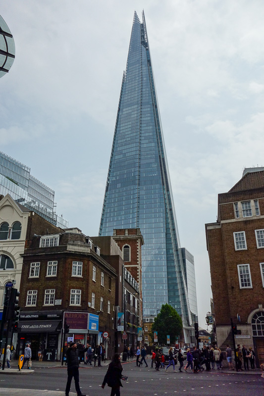 London / Germany / Austria - Work & Holiday - May and June 2016 - The market is right near The Shard, which was not here last time I visited. It is the tallest building in the European Union, but only the 87th talles