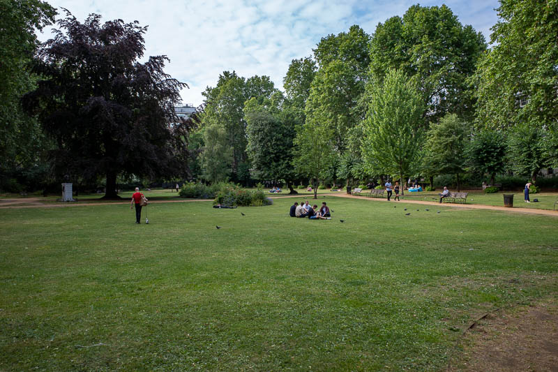 France & England... for work... - MORE GRASS. Parks people can use.