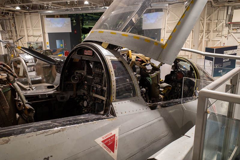 England-London-RAF Museum - The inside of the Phantom looks quite terrifying.