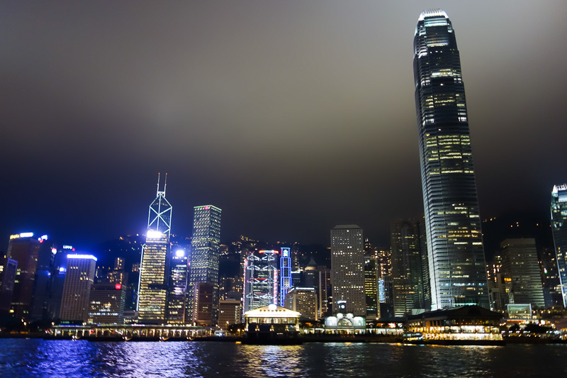 Hong Kong-Tsim Sha Tsui-Harbour-Architecture - A tall building.