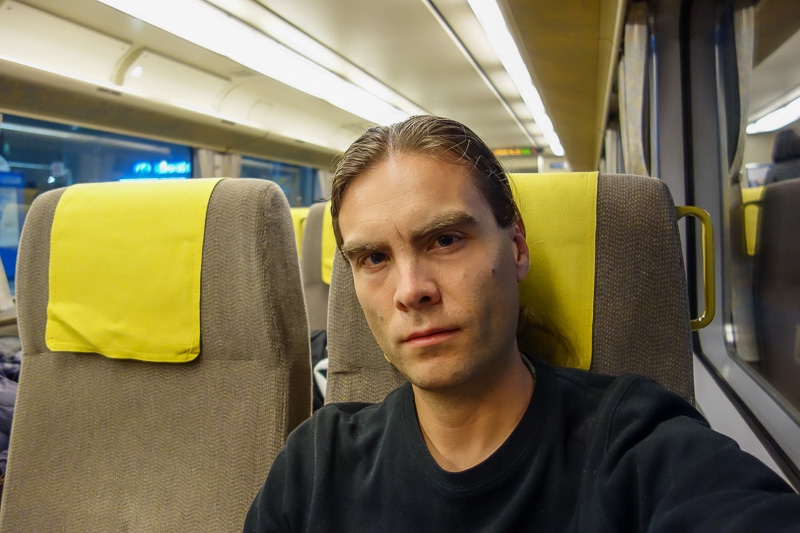 Hong Kong - Japan - Taiwan - March 2014 - Me on the train to Kyoto. Sorry for the abrupt text, its hard to type on a moving train in glorious blazing sunshine.