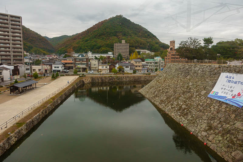 Japan-Castle-Shrine-Onomichi-Fukuyama - As I mentioned in the wall of text above, the Bullet train station at Mihara stops on top of the demolished castle. Right on the castle walls.