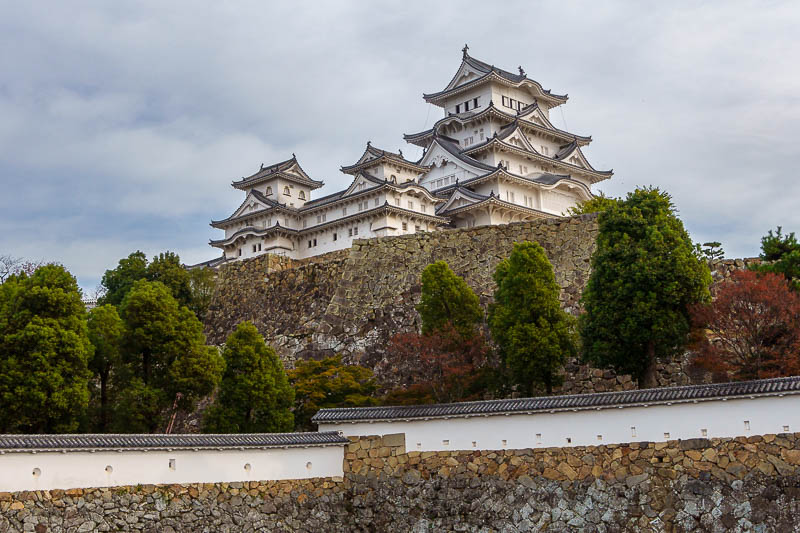Japan-Himeji-Castle-Shrine - Another angle. I have seen a lot of castles recently, so I did not go overboard today.