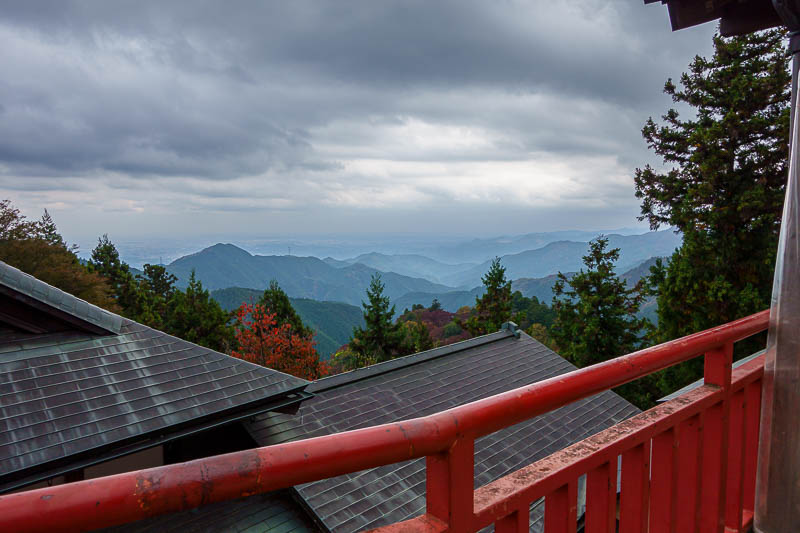 Japan-Hiking-Asoyama-Hinodesan-Mitake - Not a lot of spots for a view from the summit, this is the best I could do.
