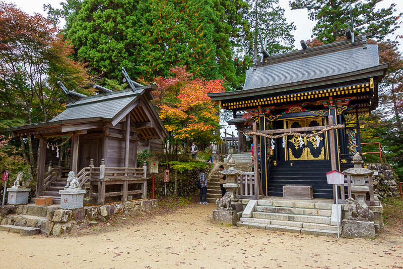 Japan-Hiking-Asoyama-Hinodesan-Mitake - A sign says this is the most sacred part of the complex, no dogs allowed. Also no drone.