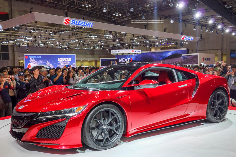 Japan-Tokyo-Odaiba-Motor Show-Ramen - This is the Accura NSX, its been coming each year for the last 10.