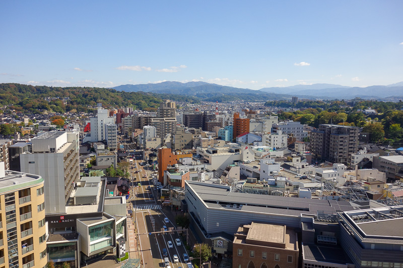 Visiting 9 cities in Japan - Oct and Nov 2016 - And what a fantastic view from my room!