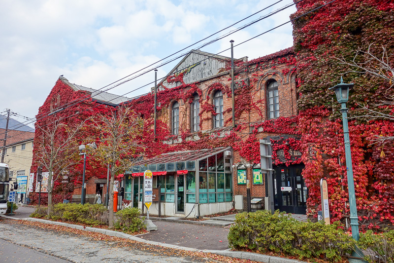 Visiting 9 cities in Japan - Oct and Nov 2016 - A bit more of the 'factory' area which is tourist shops and starbucks. This time featuring leaves of course.