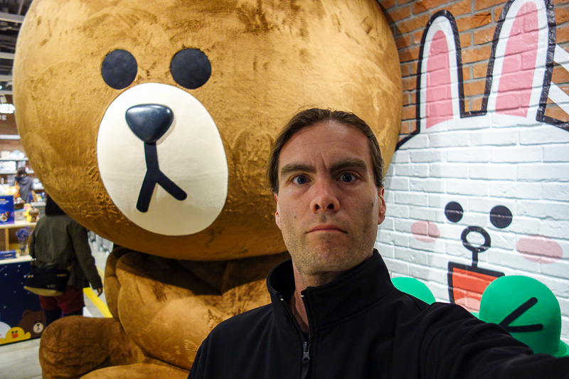 Visiting 9 cities in Japan - Oct and Nov 2016 - Then I got attacked by a pedobear. A huge pedobear. Also his new friend, pedobunny.