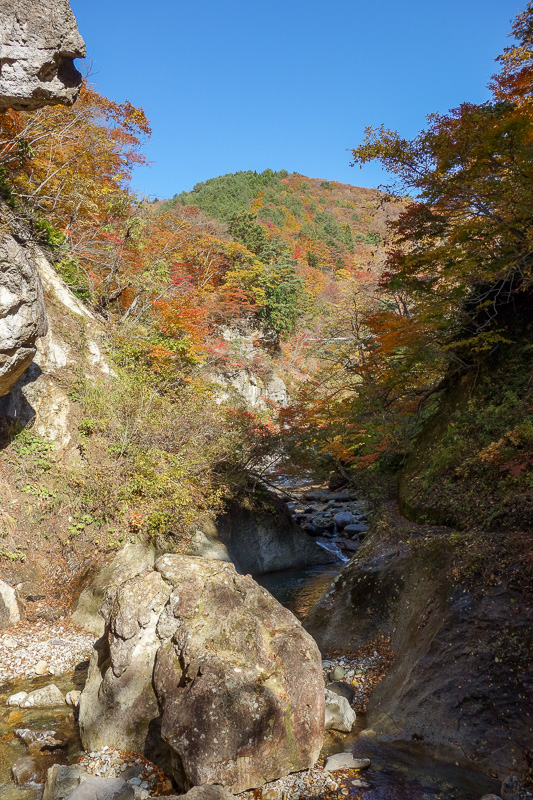 Visiting 9 cities in Japan - Oct and Nov 2016 - It is rocky and a little slippery, but they have cut a very good path into the rocks.