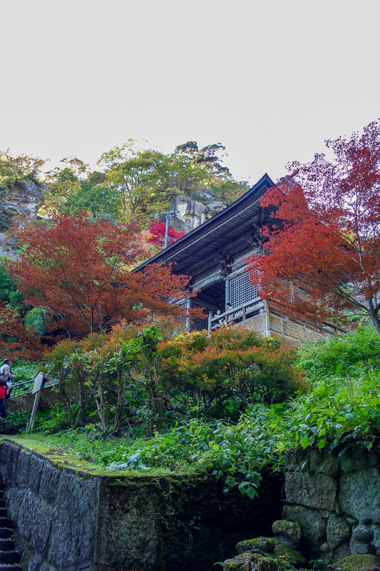 Japan-Sendai-Omoshiroyama-Hiking-Yamadera - One of the temples.