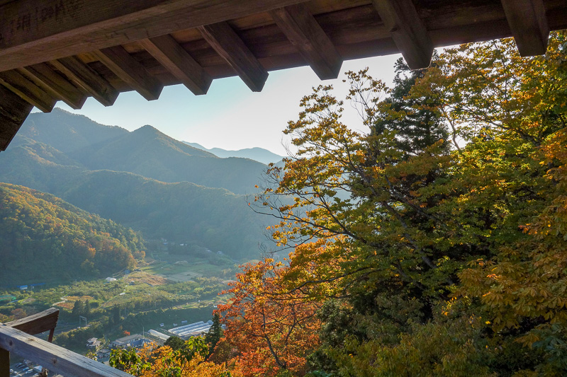 Visiting 9 cities in Japan - Oct and Nov 2016 - The view away from the preferred side for view, viewing the view towards the city of Yamagata.