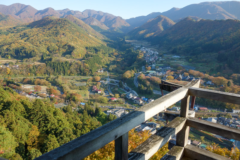 Visiting 9 cities in Japan - Oct and Nov 2016 - Todays best view, word of the day is view, it trumped ravine which I thought would be word of the day.