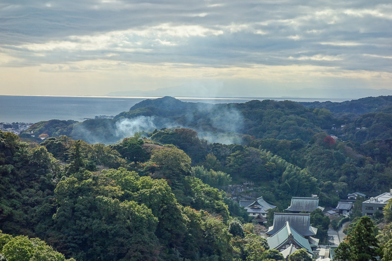 Japan-Kamakura-Hiking-Kenchoji - Now we can appreciate the view, this one is a finalist for photo of the day, but not the winner!