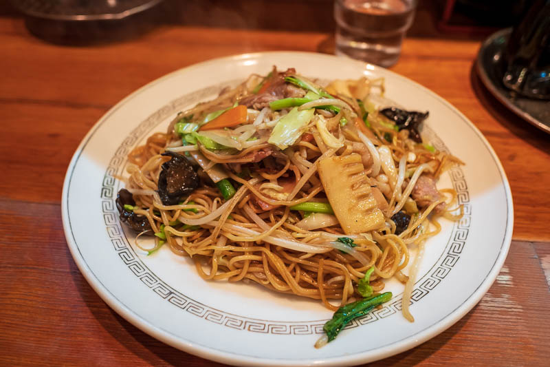 Back to Japan for even more - Oct and Nov 2017 - I chose Yakisoba. It was ok, oily but quite flavourless. I liked that it had a lot of things in it which I had to taste to identify.