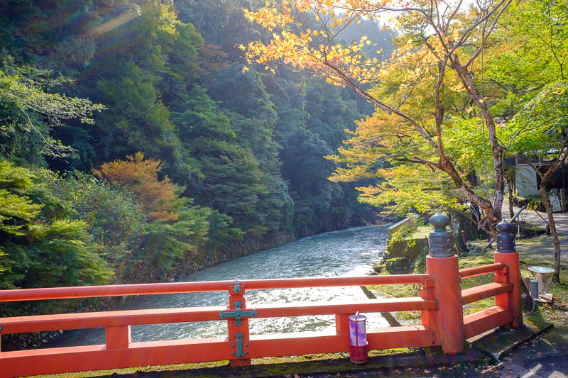 Japan-Kyoto-Hiking-Mount Atago-Arashiyama - There were many red bridges today, at least 4.