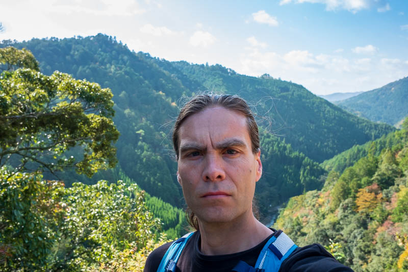 Japan-Kyoto-Hiking-Mount Atago-Arashiyama - Me pondering existence.
