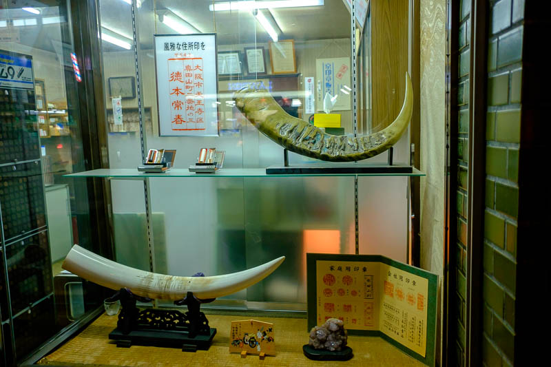 Back to Japan for even more - Oct and Nov 2017 - JAPAN STILL SELLS IVORY! Its even banned in China now.