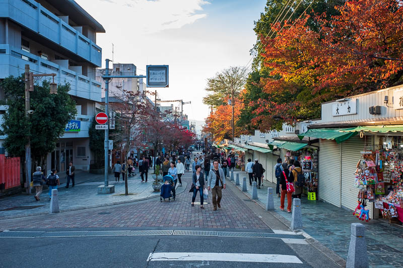 Back to Japan for even more - Oct and Nov 2017 - And then I just had to descend down this street back to JR Nara station, through hordes of tourists, many of whom were watching guys beat rice flour w