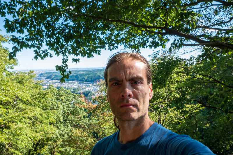 Japan-Ome-Hiking-Garden - Me again. I think I got sun burnt. I now refer to myself as old grey beard.