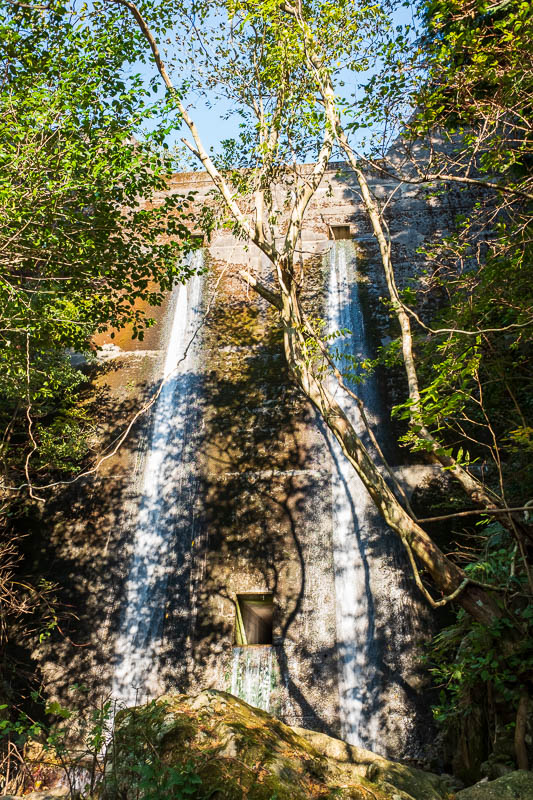 Japan-Kobe-Hiking-Mount Rokko - I kept passing similar flood control artificial waterfalls, at least ten of them.
