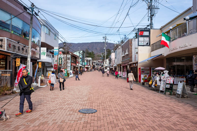 Japan-Nakasendo-Hiking-Karuizawa-Autumn Colors - This is their newly made Ginza tourist street, very popular.