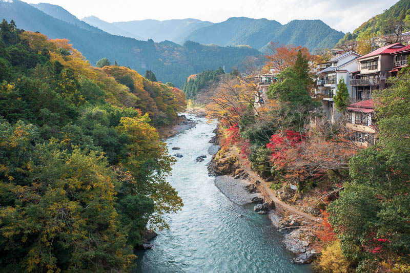 Back to Japan for even more - Oct and Nov 2017 - And then surely, saving the best photo for last. The amazing river, the mountains, the town on the side of the cliff. A great day indeed. I will one d
