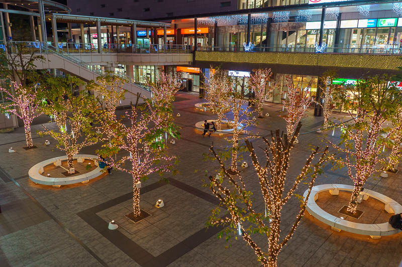 Japan-Tokyo-Hachioji-Food - The far side of the JR station has some illuminations.