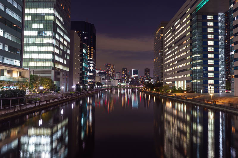 Of course I am back in Japan yet again - Oct and Nov 2018 - There is a small river / open drain nearby where I could take a long exposure for some smooth water reflections.