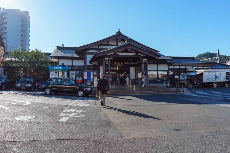 Japan-Tokyo-Hiking-Takao-Mount Jinba - Here is Takao station. It is very easy to get to and only about an hour from Ueno on the Chuo Rapid line which skips many stations. I have riddend thi