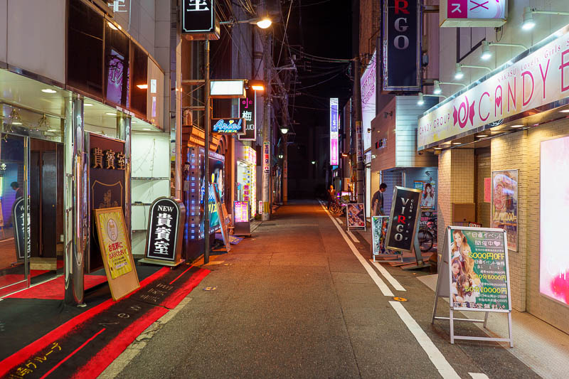 Of course I am back in Japan yet again - Oct and Nov 2018 - Red light district, no customers.