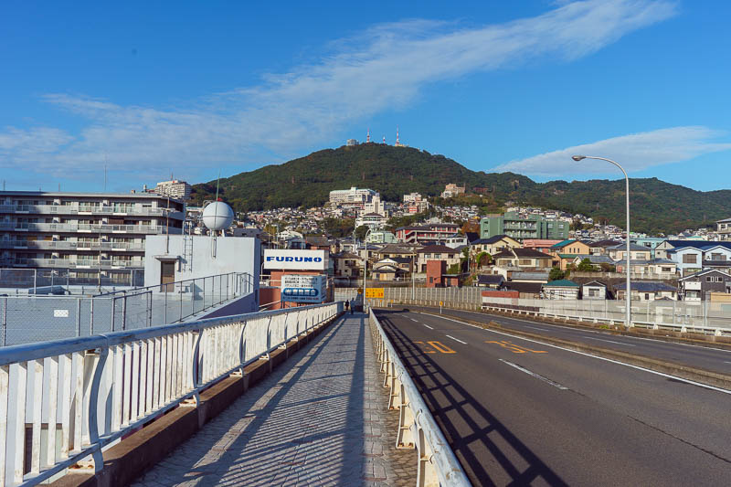 Of course I am back in Japan yet again - Oct and Nov 2018 - This however is todays hill. It is not very far and there is a cable car. It turned out to be quite far due to having to follow the road.