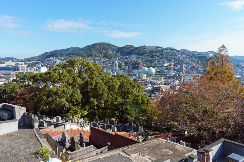 Japan-Nagasaki-Inasayama-Museum - The view from the graveyard is pretty good.