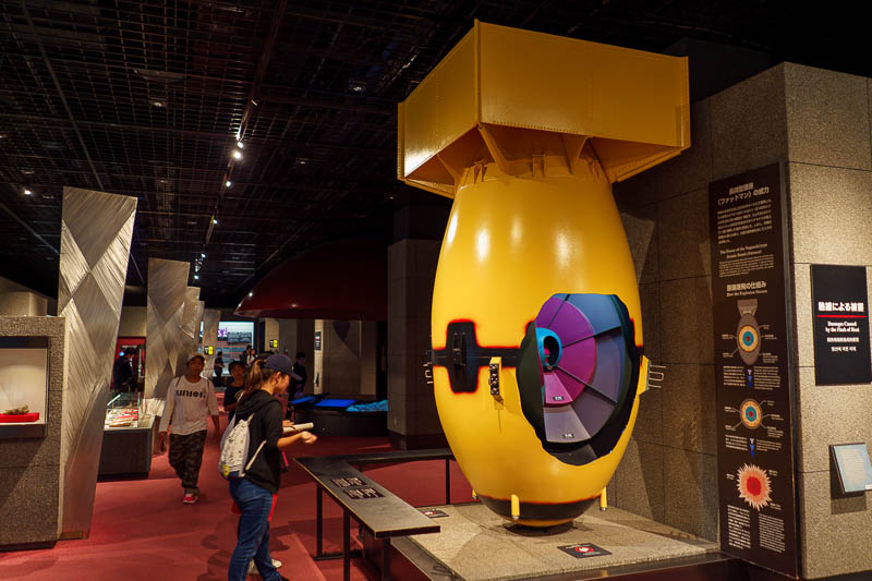 Japan-Nagasaki-Inasayama-Museum - FATBOY. I am presuming this is not the actual bomb.