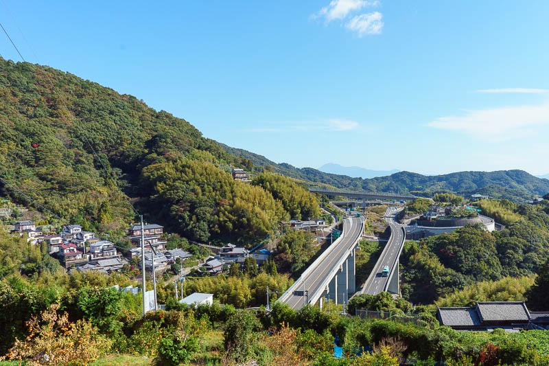 Of course I am back in Japan yet again - Oct and Nov 2018 - I was actually quite relieved to get back to a road! A few things marked as roads were not roads at all. That is the entrance to the tunnel under the 