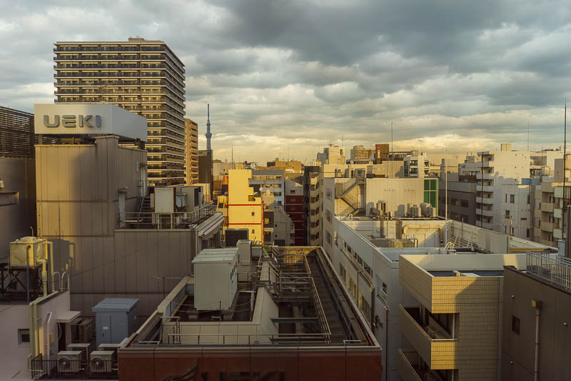 Japan-Nagasaki-Tokyo-Airport - It also has a view of the Skytree. I dont know how this photo worked out as well as it did because my room window does not open so this was shot throu