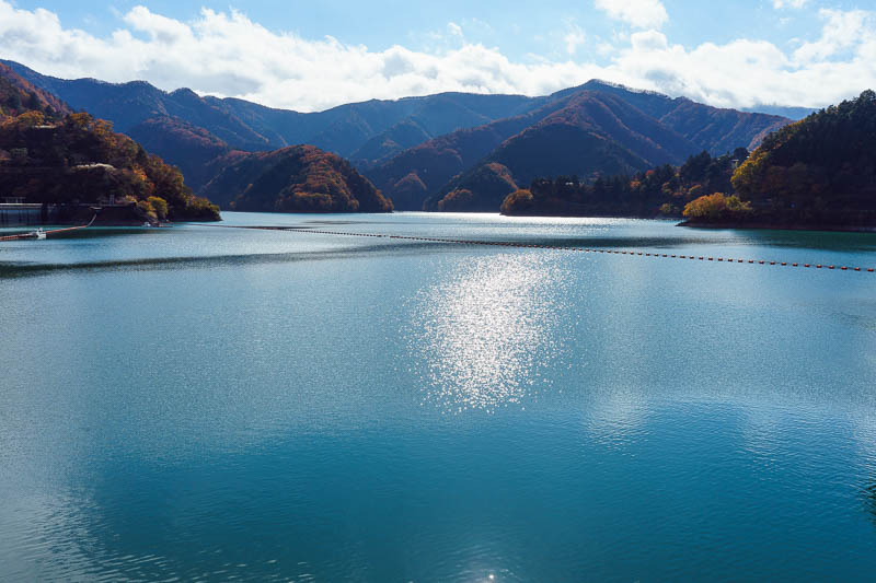 Japan-Okutama-Lake-Hiking - Finally arrived at the lake! Time to get my lake on.