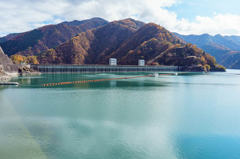 Japan-Okutama-Lake-Hiking - Here is the dam. You will see later it is quite high up. It is both a hydroelectric plant and also the main source of water for Tokyo.