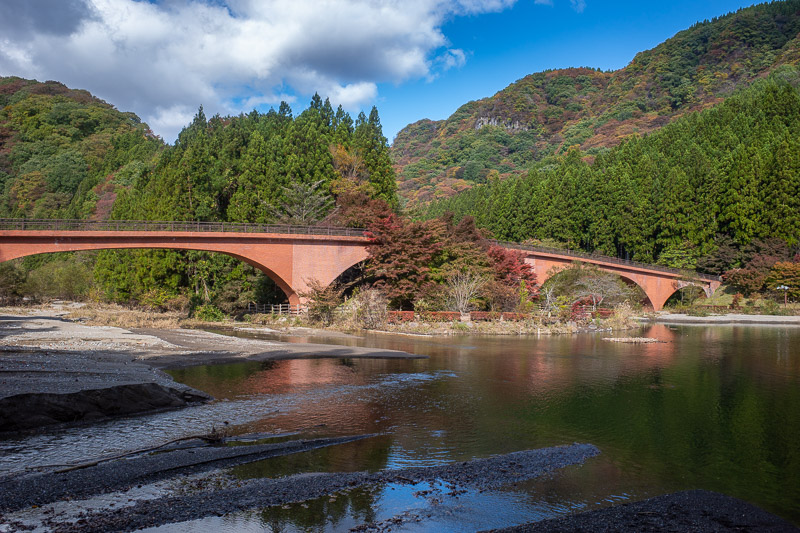 Japan-Takasaki-Hiking-Yokokawa - Annnnddd its another bridge. Such a small lake, so many bridges.